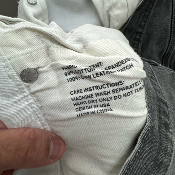 Gray Jeans with Slim Fit and Distressed Look - Picture 3 of 7